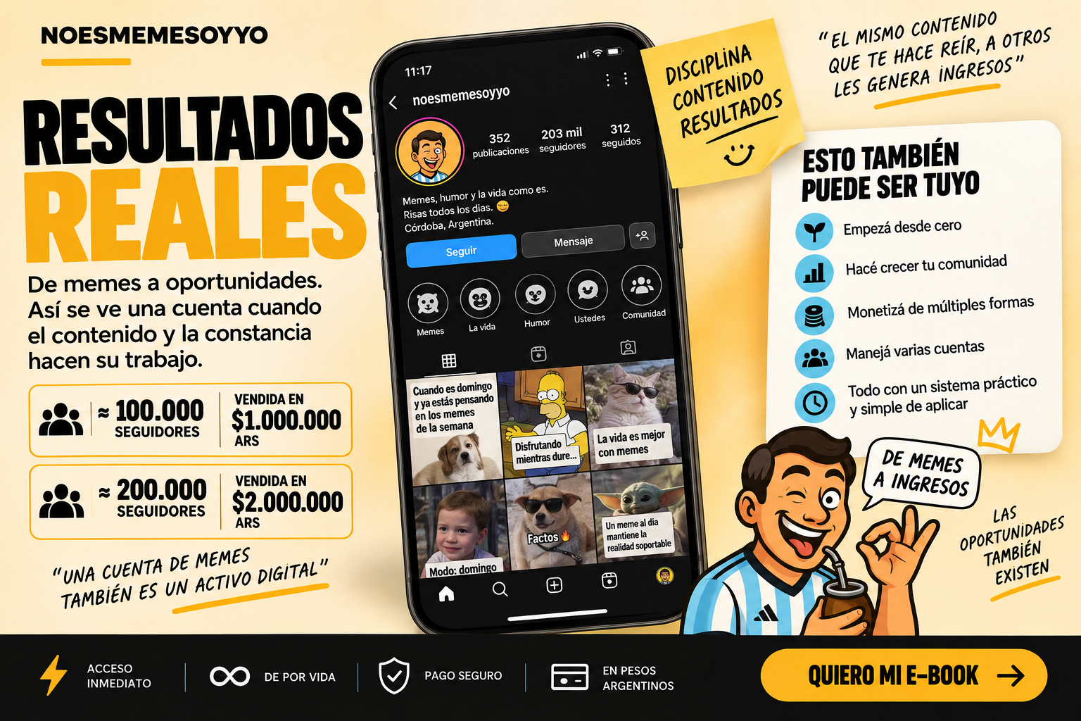 Resultados reales